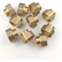 Переходник латунный Профитт ВР 1" х НР 3/4" под ключ - 10 шт. 9274870