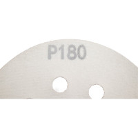 Круг шлифовальный на липучке с отверстиями (5 шт; 125 мм; P180) Högert Technik HT8D126