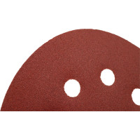 Круг шлифовальный на липучке с отверстиями (5 шт; 125 мм; P180) Högert Technik HT8D126