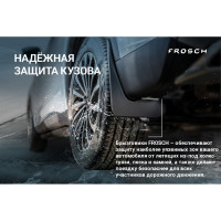 Брызговики передние FROSCH для HAVAL Dargo 2022 - 2 шт. optimum, в пакете NLF.AN0356.F13