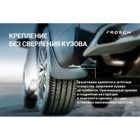 Брызговики FROSCH передние, для HAVAL Jolion 2021- г.в., 2 шт., (optimum), в пакете NLF.AN0015.F13