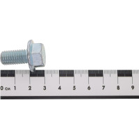 Болт с фланцем ZAMETAL 10x20 пр. 10.9, DIN 6921, оц., с насеч. 200 шт ZA082723