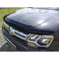 Дефлектор капота Sim RENAULT DUSTER 2011- темный NLD.SREDUS1112