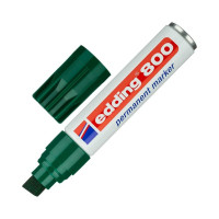 Перманентный маркер Edding 800/4 зеленый, 4-12 мм, скошенный наконечник 1183525