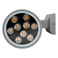 Светодиодный светильник Jazzway PWL-300110/30D 2х9Вт 3000К 230В/50Гц фасадный GR серый 5033146B