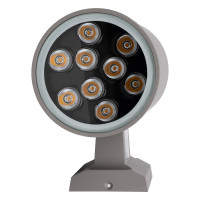 Светодиодный светильник Jazzway архитектурный PWL-200110/30D 1х9Вт 6500К GR 230В/50Гц IP65 серый 2857989B