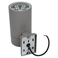 Светодиодный светильник Jazzway архитектурный PWL-200110/30D 1х9Вт 6500К GR 230В/50Гц IP65 серый 2857989B