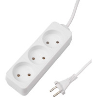 Удлинитель ФАZА 3х1.5м 10А IP20 FE075-03-150 2.2кВт ПВС 2х0.75 защ. шторки 5000131