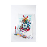 Акриловый маркер Edding 5100 неоновый розовый, 2-3 мм 1327840