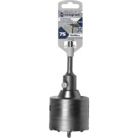 Коронка твердосплавная с адаптером по бетону Basis (75х50х160 мм; SDS-plus) Monogram 089-199
