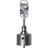Коронка твердосплавная с адаптером по бетону Basis (82х50х160 мм; SDS-plus) Monogram 089-205
