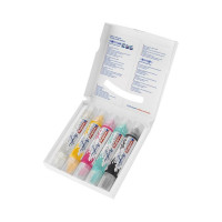 Набор акриловых двусторонних маркеров-аппликаторов Edding 3D 5400 5 цветов, 2-3 и 5-10 мм 1327898