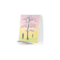 Набор акриловых маркеров Edding Start Mini 8 цветов, 1-2 и 2-3 мм + набор открыток 1327899