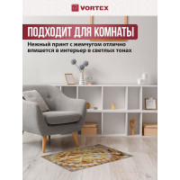 Влаговпитывающий коврик VORTEX Velur SPA Жемчужное ожерелье 50x80 см 10 24293
