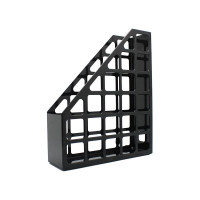 Вертикальный накопитель Attache пластиковый, черный, ширина отделения 75 мм 1255287