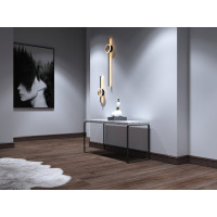 Напольный плинтус Decor-Dizayn ударопрочный, влагостойкий, дуб рустик, 79х13х2400 мм 005-81SH