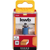 Фреза кромочная с подшипником HM 13 мм KWB 755420