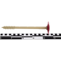 Анкер шуруп ГБ для газобетона BeFast 12/18х230 в комплекте рондоль, 65 шт. ASBF230R65S