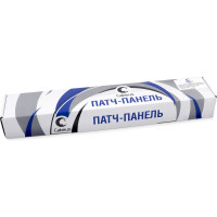 Патч-панель Cabeus высокой плотности, 0,5U, 24 порта RJ-45, категория 6 PLHD-24-Cat.6-Dual-180-0,5U