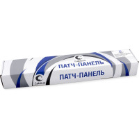 Патч-панель Cabeus высокой плотности, 0,5U, 24 порта RJ-45, категория 6 PLHD-24-Cat.6-Dual-180-0,5U