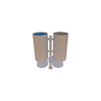 Уличная урна 7 скамеек Космос 67079/КОСМС