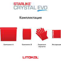 Эпоксидный состав для укладки и затирки мозаики LITOKOL STARLIKE EVO S.700 CRYSTAL 485460004