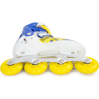 Ролики раздвижные Start Up Style синий/желтый 341506 M (35-38)