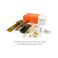 Врезной замок НОРА-М N 106-70 Л хром 16993