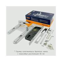 Врезной замок НОРА-М N23-85 К ст. бронза, backset 40 мм 17126