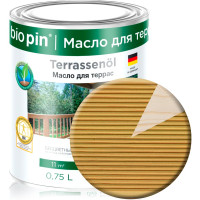 Масло для террас BIO PIN 4010 Terrassenol в цвете ПШЕНИЧНЫЙ 0,75 л 40101C101