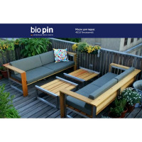 Масло для террас BIO PIN 4010 Terrassenol в цвете Пшеничный (2083) 2 л 40105C101