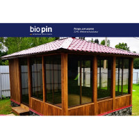 Лазурь для дерева BIO PIN 2241 Wetterschutzlasur в цвете ОРЕХ 0,75 л 22411I104
