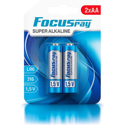Батарейки Focusray Super ALKALINE LR6 BL2 629134