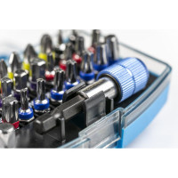 Набор бит с держателем (32 предмета; 1/4") HOEGERT TECHNIK HT1S400