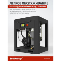 Винтовой компрессор HARRISON 2600 л/мин, 10 бар, 18,5 кВт, HRS-942600