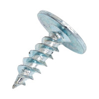 Саморезы ВИРТУОЗ 4,2x14 полусферическая головка с прессшайбой, цинк, острый, 400 шт 280-11756