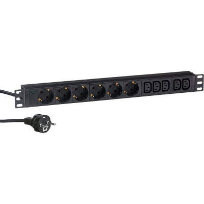 Блок розеток ExeGate ServerPro PDU-19H011 Al-5C136S-EU2.5CU 280869