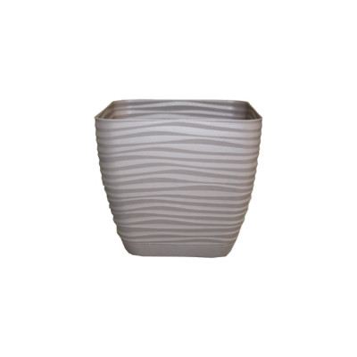 Квадратное кашпо FormPlastic Sahara petit 3620-055 058516