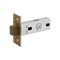 Дверная защелка НОРА-М С-45П пластик. яз. мат. кофе 17214