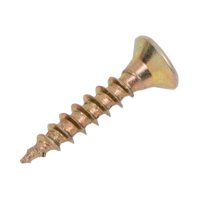 Шурупы ВИРТУОЗ 3х16 потайная головка, желтый цинк 1000 шт 280-04451