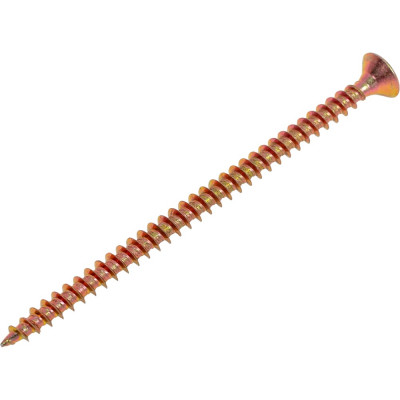 Шурупы ВИРТУОЗ 4х70 потайная головка, желтый цинк 150 шт 280-04857