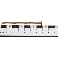 Шурупы ВИРТУОЗ 4х70 потайная головка, желтый цинк 150 шт 280-04857