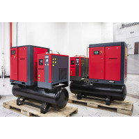 Винтовой компрессор HARRISON с осушителем и ресивером 500 л, 1500 л/мин, 8 бар, 11 кВт, HRS-941500TD5