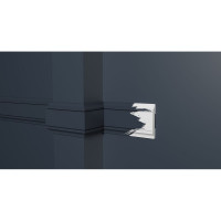 Стеновой молдинг Decor-Dizayn ударопрочный влагостойкий под покраску 47Х8Х2000 мм DD32