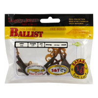 Съедобные искусственные твистеры LUCKY JOHN LJ Pro Series BALLIST 2.0in, цвет PA16, 15шт. 140155-PA16