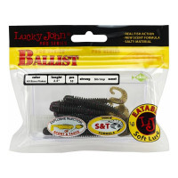 Съедобные искусственные твистеры LUCKY JOHN LJ Pro Series BALLIST 2.5in, цвет S21, 10шт. 140101-S21