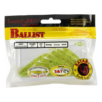 Съедобные искусственные твистеры LUCKY JOHN LJ Pro Series BALLIST 2.5in, цвет S15, 10шт. 140101-S15