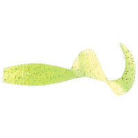 Съедобные искусственные твистеры LUCKY JOHN LJ Pro Series J.I.B TAIL 1.5in, цвет S15, 15шт. 140121-S15