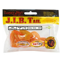 Съедобные искусственные твистеры LUCKY JOHN LJ Pro Series J.I.B TAIL 2.0in, цвет T26, 10шт. 140122-T26