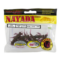 Съедобные искусственные твистеры LUCKY JOHN LJ Pro Series NAYADA 2.0in, цвет S13, 9шт. 140154-S13